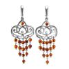 Amber Earrings In Sterling Silver The Siesta, image 