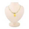 Honey Amber Necklace In Sterling Silver The Bee, image 