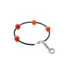 Honey Amber Designer Bracelet On Cord, image 