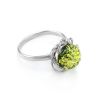 Lovely Amber Ring In Sterling Silver The Daisy, Ring Size: 12 / 21.5, image 
