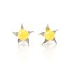 Lovely Stud Earring In Sterling Silver The Persimmon, image 