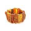Raw Amber Bracelet The Volcano, image 