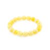 Bright Honey Amber Beaded Bracelet, image 