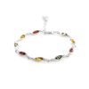 Amber Link Bracelet In Sterling Silver The Liana, image 