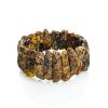 Raw Amber Bracelet The Volcano, image 