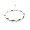 Green Amber Bracelet In Sterling Silver The Liana, image 