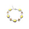 Amber Bracelet In Sterling Silver The Luxor, image 