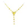 Lemon Amber Necklace In Sterling Silver The Josephine, image 