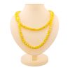 Honey Amber Ball Beaded Necklace The Ariadna, image 
