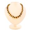 Two-Toned Amber Beaded Necklace, image 
