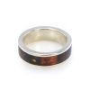 Minimalistic Silver Ring With Cherry Amber The London, Ring Size: 6.5 / 17, image 