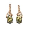 Fabulous Amber Earrings In Gold The Crocus, image 