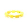 White Amber Beaded Designer Bracelet, image 