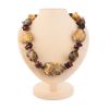 Raw Amber Beads With Brass The Indonesia, image 
