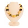 Bold Multicolor Amber Beaded Necklace, image 