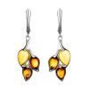 Amber Earrings In Sterling Silver The Verbena, image 
