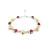 Amber Link Bracelet In Sterling Silver The Orion, image 