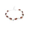 Cherry Amber Bracelet In Sterling Silver The Verbena, image 