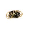Handmade Amber Brooch In Gold Plated Silver The Rialto, image 