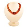Cognac Amber Beaded Necklace, image 