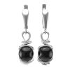 Drop Amber Earrings In Sterling Silver The Flamenco, image 