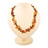 Cognac Amber Beaded Necklace, image 