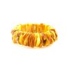 Honey Amber Beaded Stretch Bracelet The Tangerine, image 