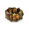 Raw Amber Beaded Bracelet The Volcano, image 