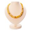 Honey Amber Beaded Necklace, image 