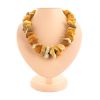 Raw Amber Beaded Necklace, image 