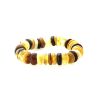 Multicolor Amber Designer Stretch Bracelet, image 