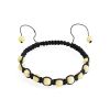 Honey Amber Designer Shamballa Bracelet, image 