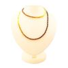 Extra Long Two-Toned Amber Beaded Necklace The Prague, image 