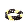 Amber Ball Beaded Wrap Bracelet The Ariadna, image 