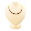 Faceted Two-Toned Amber Beaded Necklace The Prague, image 