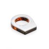 Stylish Amber Ring With Nacre The Magma, image 