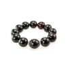 Bold Dark Amber Ball Beaded Bracelet The Ariadna, image 
