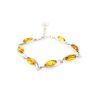 Amber Bracelet In Sterling Silver The Liana, image 