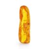 Elongated Amber Stone With Inclusions, image 