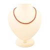 Faceted Cognac Amber Beaded Necklace The Prague, image 