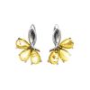 Bright Amber Earrings In Sterling Silver The Dandelion, image 