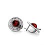Cherry Amber Earrings In Sterling Silver The Venus, image 