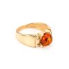 Cognac Amber Ring In Gold The Rondo, Ring Size: 7 / 17.5, image 