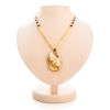 White Amber Pendant Necklace The Rhapsody, image 