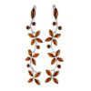 Refined Amber Dangles In Sterling Silver The Verbena, image 