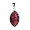 Adorable  Amber Pendant In Sterling Silver The Amaranth, image 
