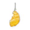 Honey Amber Pendant In Sterling Silver The Lagoon, image 