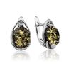 Amber Earrings In Sterling Silver The Selena, image 