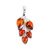 Floral Amber Pendant In Sterling Silver The Verbena, image 