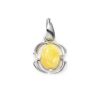 Amber Pendant In Sterling Silver The Violet, image 